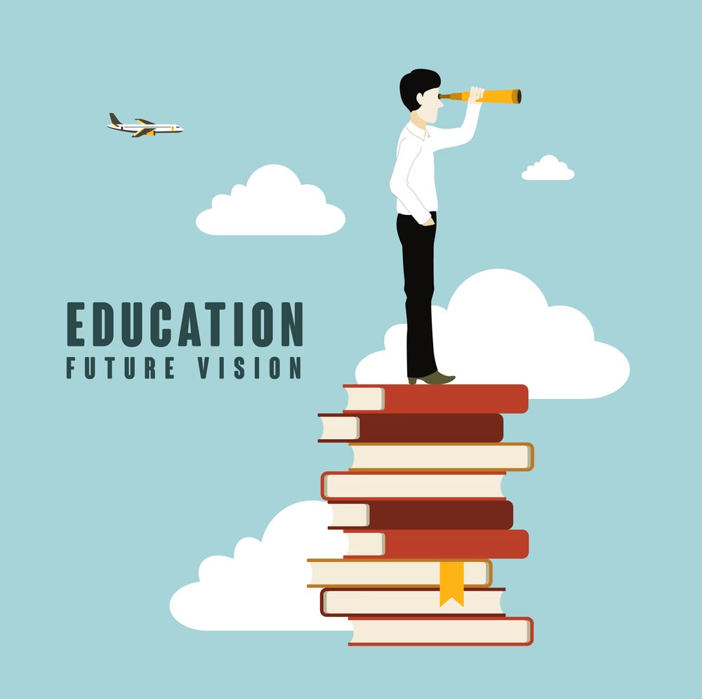 education future vision vector 48658196